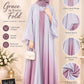 Lilac Pink Panel Abaya – Classic Neck Design | Haya by Faria