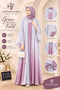 Lilac Pink Panel Abaya – Classic Neck Design | Haya by Faria